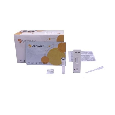 Удобная кассета теста вируса иммунодефицита FIV кошачья