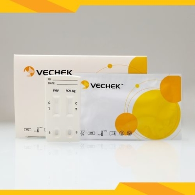 Секретирования кассеты теста антигена FHV+ FCV комбинированные быстрые 5 минут